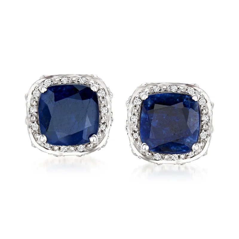 Exclusive Jewelry Offers – Shine For Less Ross-Simons Sapphire and . White Topaz Double-Frame in Sterling Silver Exclusive Jewelry Offers – Shine For Less Ross-Simons Sapphire and . White Topaz Double-Frame in Sterling Silver