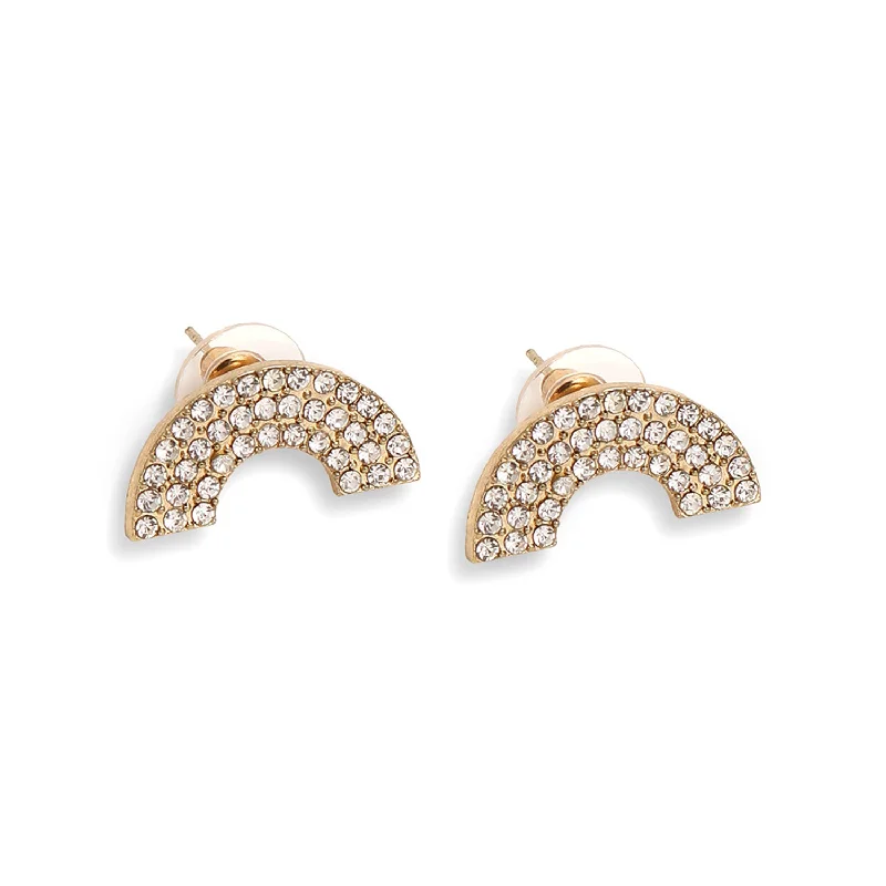 Dazzle In Elegance With Our Biggest Jewelry Sale Silver Color Gold Plated Party Designer Stone Stud For Women's Dazzle In Elegance With Our Biggest Jewelry Sale Silver Color Gold Plated Party Designer Stone Stud For Women's