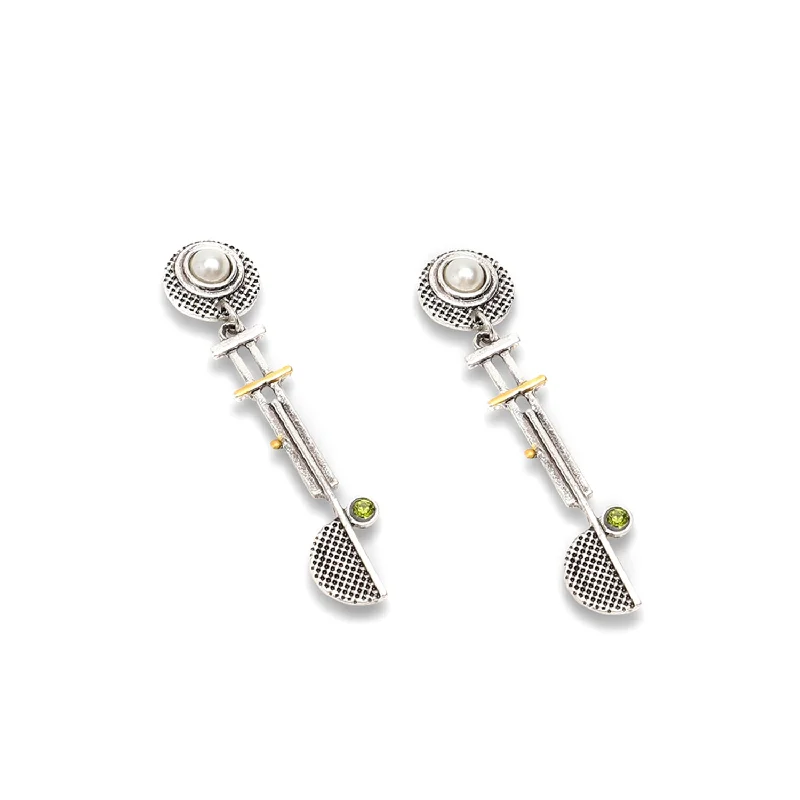 Unique Jewelry Designs Now At Discounted Rates Silver Color Silver Plated Party Designer Stone Drop Earring For Women's Unique Jewelry Designs Now At Discounted Rates Silver Color Silver Plated Party Designer Stone Drop Earring For Women's
