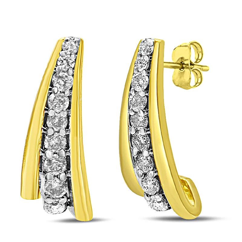 Your Dream Jewelry At Dream Prices – Shop Now 10K Yellow Gold Plated .925 Sterling Silver 0.50 Cttw Round Diamond Graduated Huggie Earrings Your Dream Jewelry At Dream Prices – Shop Now 10K Yellow Gold Plated .925 Sterling Silver 0.50 Cttw Round Diamond Graduated Huggie Earrings