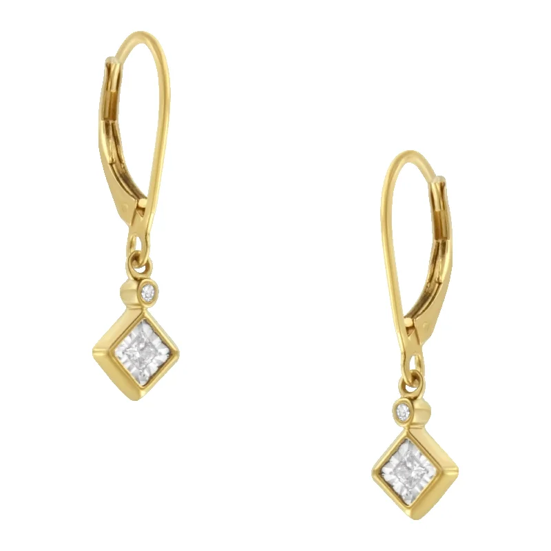 Shine Without Limits – Jewelry Sale Happening Now 2 Micron 14K Yellow Gold Plating Diamond Dangle Earrings Shine Without Limits – Jewelry Sale Happening Now 2 Micron 14K Yellow Gold Plating Diamond Dangle Earrings