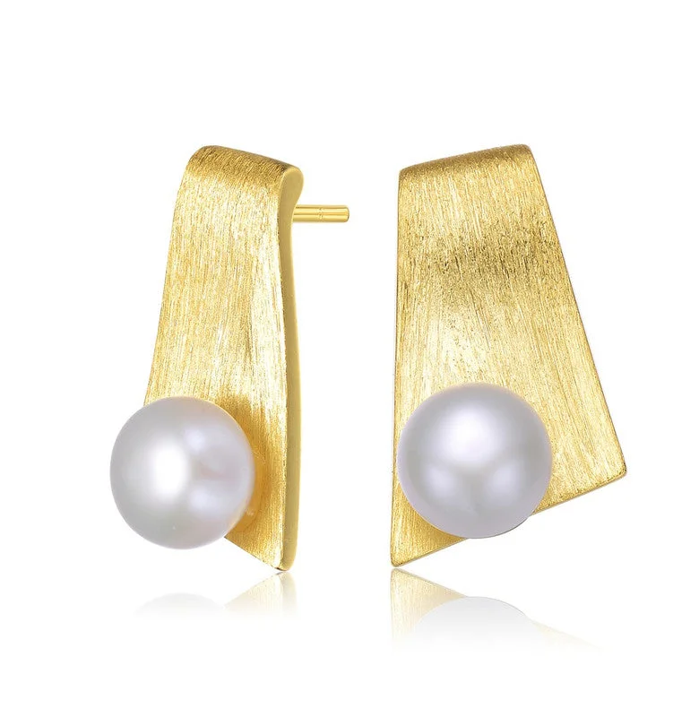 Best Jewelry Sale Prices – Limited-Time Offer Ga Sterling Silver Gold Plated With Freshwater Round Pearl Unique Earrings Best Jewelry Sale Prices – Limited-Time Offer Ga Sterling Silver Gold Plated With Freshwater Round Pearl Unique Earrings