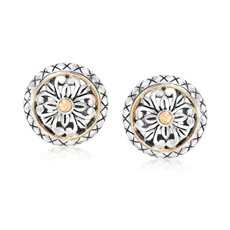 Jewelry Sale – Exclusive Styles At Lower Prices Ross-Simons Sterling Silver and 18kt Yellow Gold Floral Earrings Jewelry Sale – Exclusive Styles At Lower Prices Ross-Simons Sterling Silver and 18kt Yellow Gold Floral Earrings
