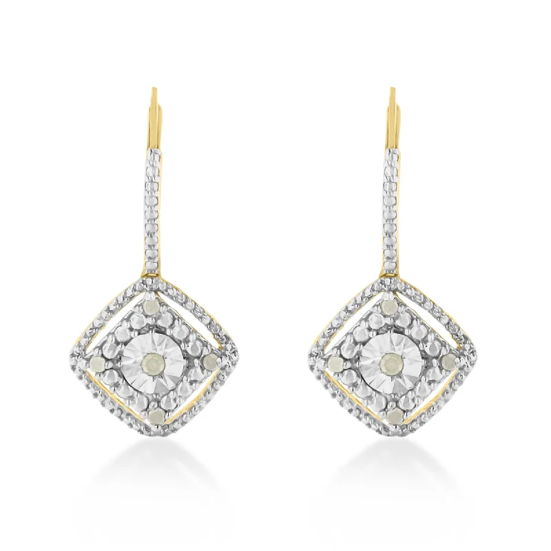 Final Call For Exquisite Jewelry At Reduced Rates Sterling Silver Rose Diamond Dangle Earring Final Call For Exquisite Jewelry At Reduced Rates Sterling Silver Rose Diamond Dangle Earring