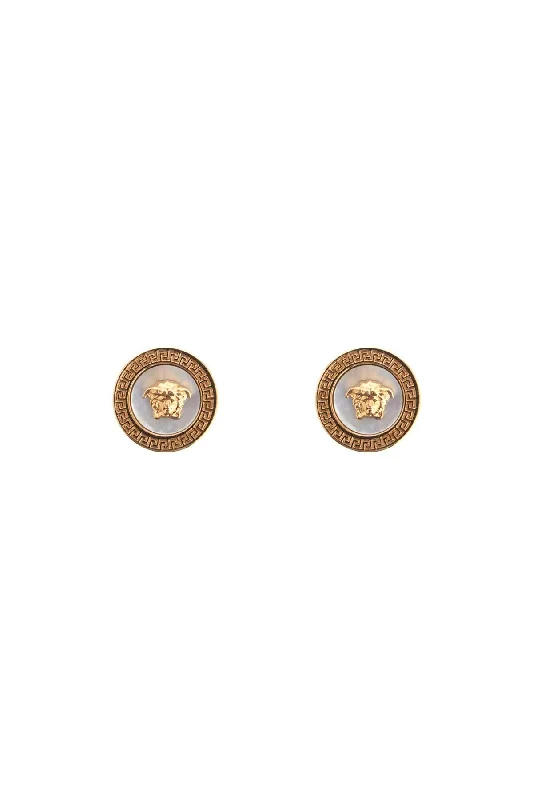 Timeless Elegance Now At Special Discounts Versace Ic Button Earrings By Orecch