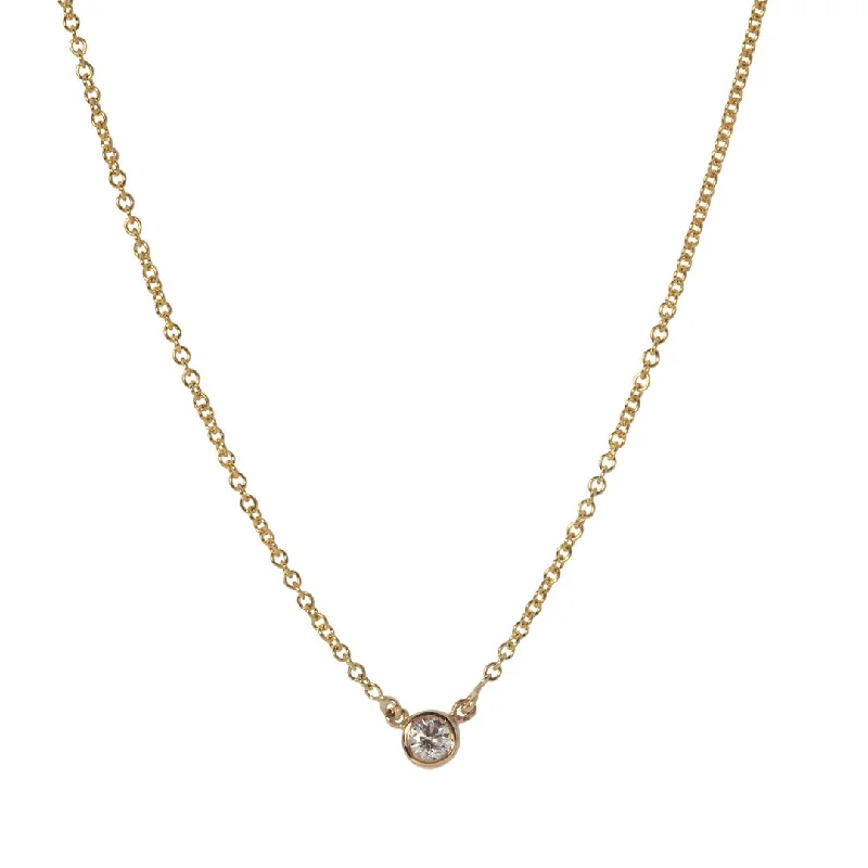 Exclusive Jewelry Sale – Grab Timeless Pieces Now .15ct Diamond Solitaire Bezel 14K Yellow Gold Necklace Exclusive Jewelry Sale – Grab Timeless Pieces Now .15ct Diamond Solitaire Bezel 14K Yellow Gold Necklace