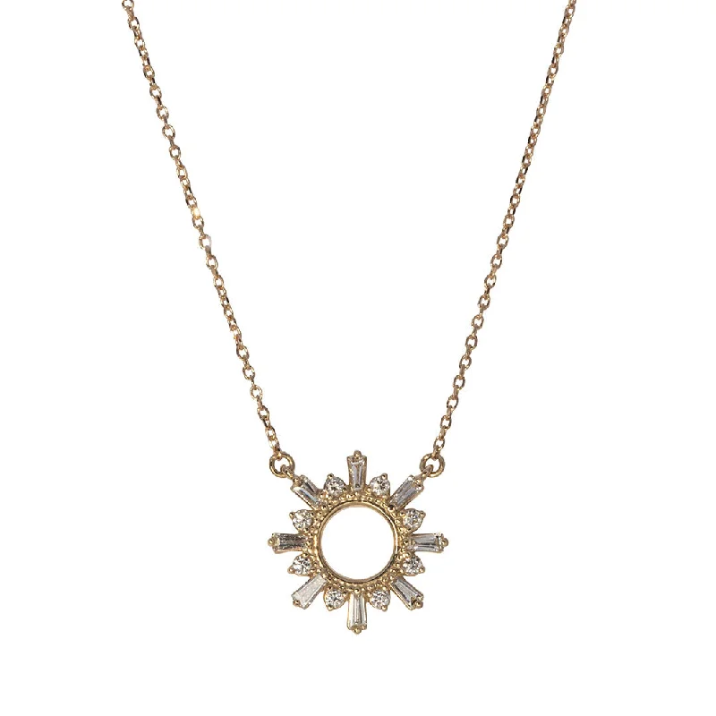 Flash Sale On Exquisite Jewelry – Don't Miss Out .37ct Diamond Sunburst 14K Yellow Gold Pendant Necklace Flash Sale On Exquisite Jewelry – Don't Miss Out .37ct Diamond Sunburst 14K Yellow Gold Pendant Necklace