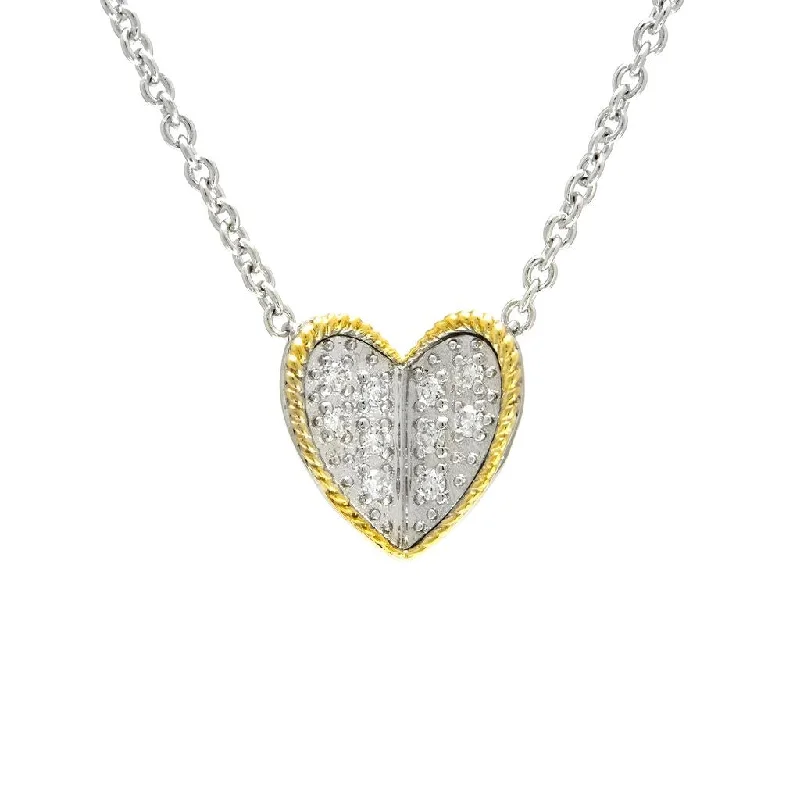 The Perfect Accessory For Less – Jewelry Sale Live Andrea Candela 18KT & STERLING SILVER HEART SHAPE DIAMOND NECKLACE - Pop-Up Collection The Perfect Accessory For Less – Jewelry Sale Live Andrea Candela 18KT & STERLING SILVER HEART SHAPE DIAMOND NECKLACE - Pop-Up Collection