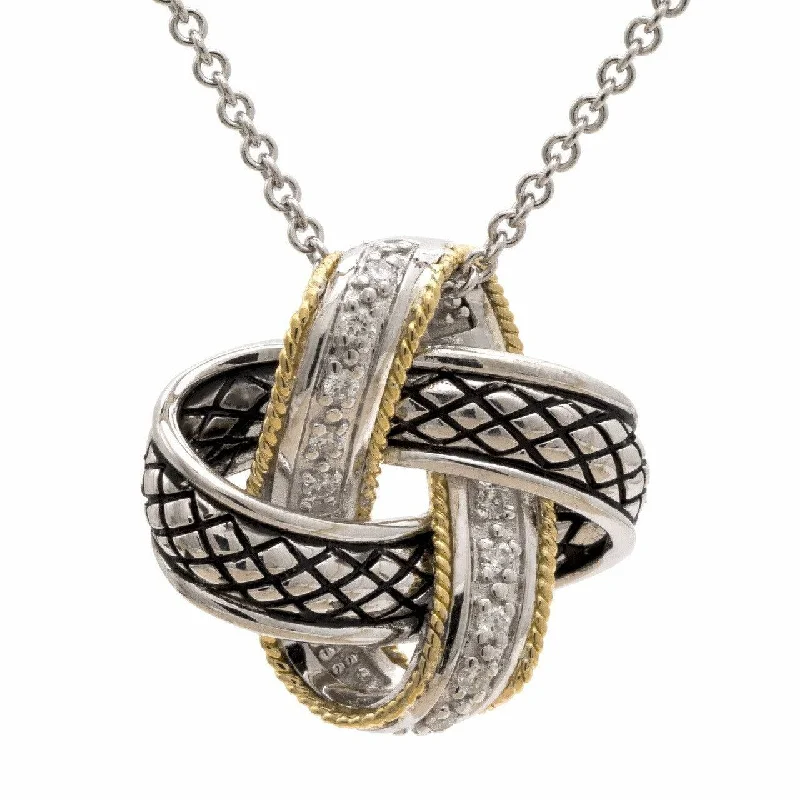 Jewelry Deals That Sparkle – Shop Today Andrea Candela - 18kt and Sterling Silver Diamond Love Knot Pendant - Nudo de Amor Collection Jewelry Deals That Sparkle – Shop Today Andrea Candela - 18kt and Sterling Silver Diamond Love Knot Pendant - Nudo de Amor Collection