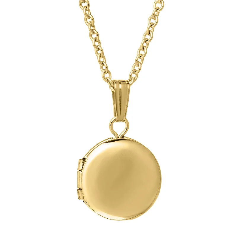 Shop Fine Jewelry With Exclusive Savings Baby 14K Gold Filled Round Locket Necklace Shop Fine Jewelry With Exclusive Savings Baby 14K Gold Filled Round Locket Necklace