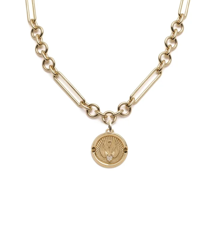 Modern Statement Jewelry For Bold Styling Beloved, With Wings We Fly - Love & Vivacity : Midsize Mixed Clip Necklace Modern Statement Jewelry For Bold Styling Beloved, With Wings We Fly - Love & Vivacity : Midsize Mixed Clip Necklace