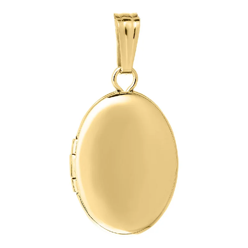 Fashion-Forward Jewelry At Incredible Prices Child 14K Yellow Gold Oval Locket Necklace Fashion-Forward Jewelry At Incredible Prices Child 14K Yellow Gold Oval Locket Necklace