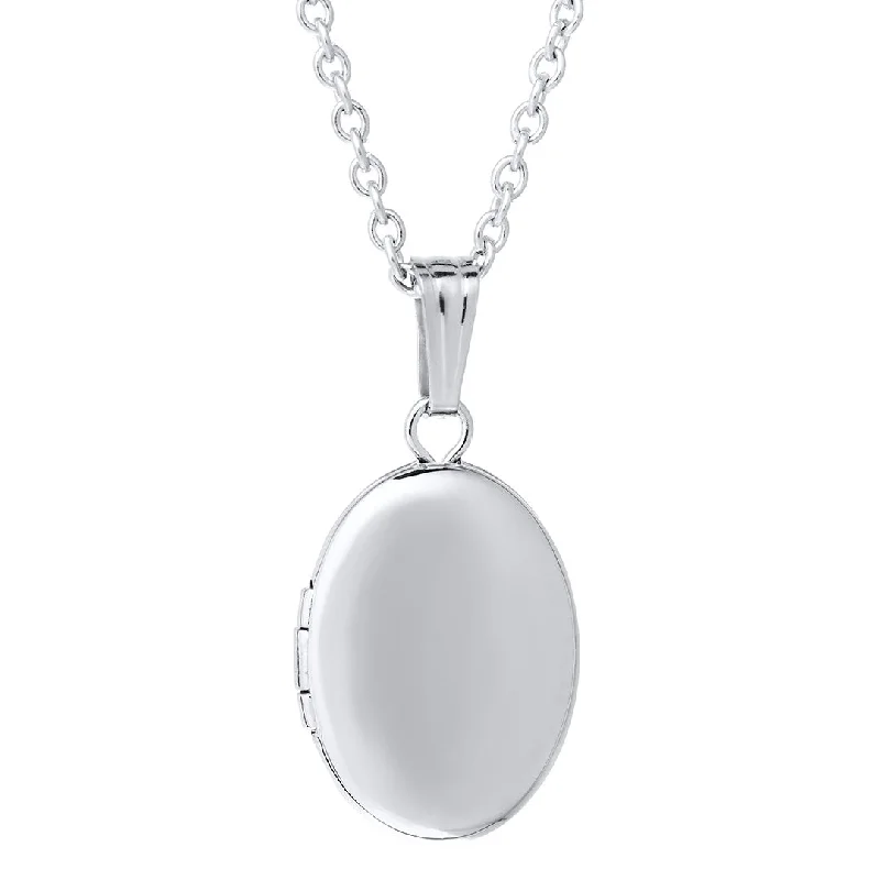 Seasonal Jewelry Sale – Upgrade Your Style Today Child Sterling Silver Oval Locket Necklace Seasonal Jewelry Sale – Upgrade Your Style Today Child Sterling Silver Oval Locket Necklace