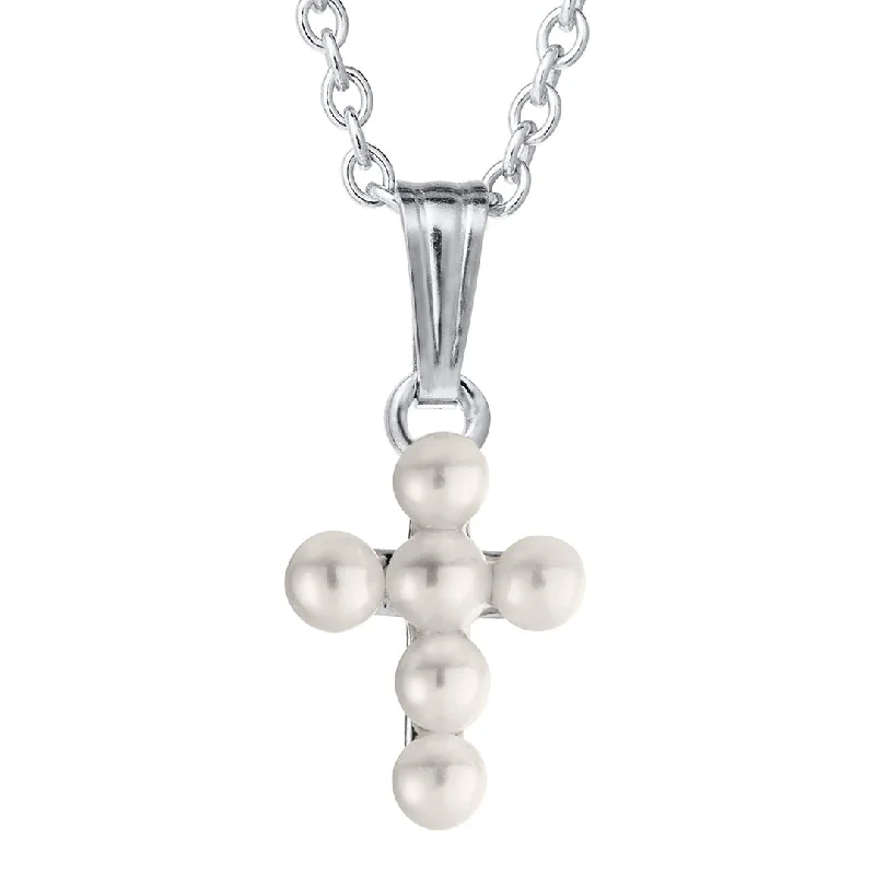 Best Jewelry Sale Prices – Limited-Time Offer Child Sterling Silver Pearl Cross Pendant Necklace Best Jewelry Sale Prices – Limited-Time Offer Child Sterling Silver Pearl Cross Pendant Necklace