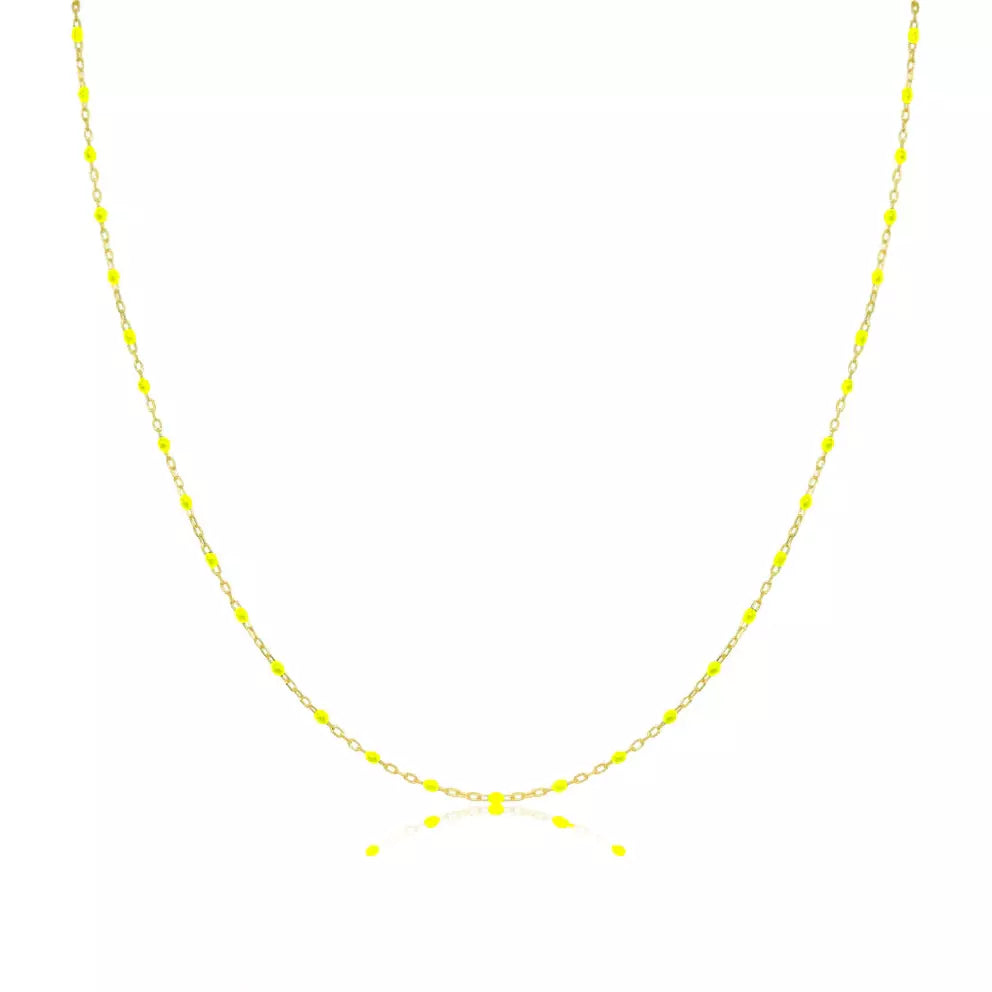 Stunning Statement Jewelry, Unbeatable Discounts Meira T Yellow Enamel 14kt Layering Chain Stunning Statement Jewelry, Unbeatable Discounts Meira T Yellow Enamel 14kt Layering Chain