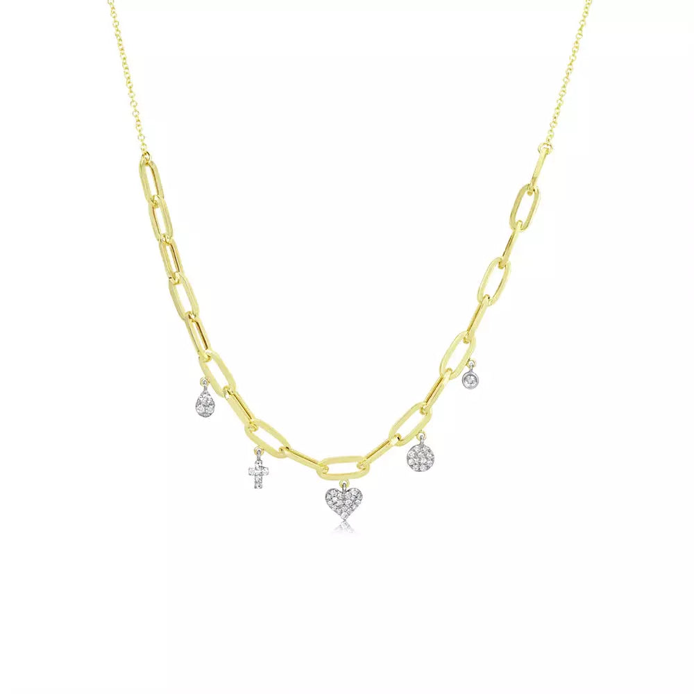 Jewelry Sale Bonanza – Grab Your Sparkle Now Meira T Cross My Heart Off Centered Diamond Charm Necklace Jewelry Sale Bonanza – Grab Your Sparkle Now Meira T Cross My Heart Off Centered Diamond Charm Necklace
