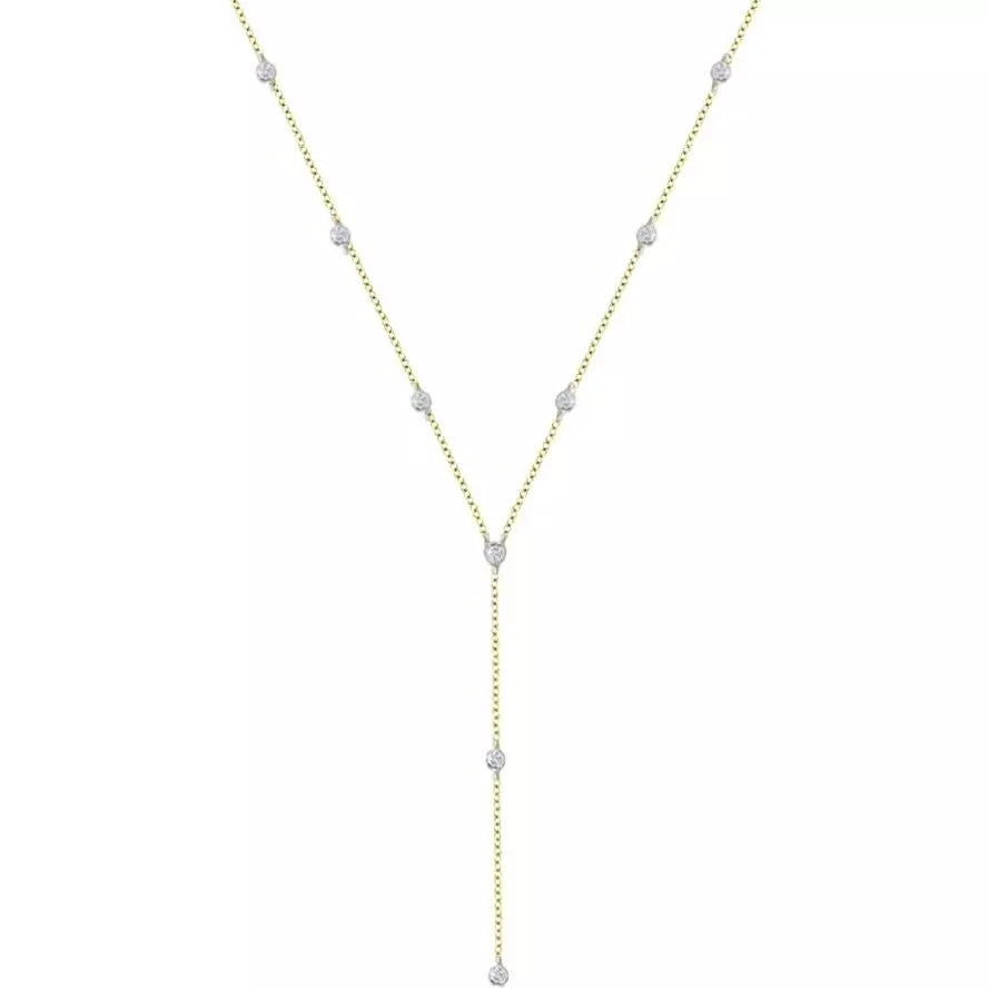 High-End Sparkle, Low-End Prices – Jewelry Sale Live Meira T Yellow Gold Lariat with Diamond Bezels High-End Sparkle, Low-End Prices – Jewelry Sale Live Meira T Yellow Gold Lariat with Diamond Bezels