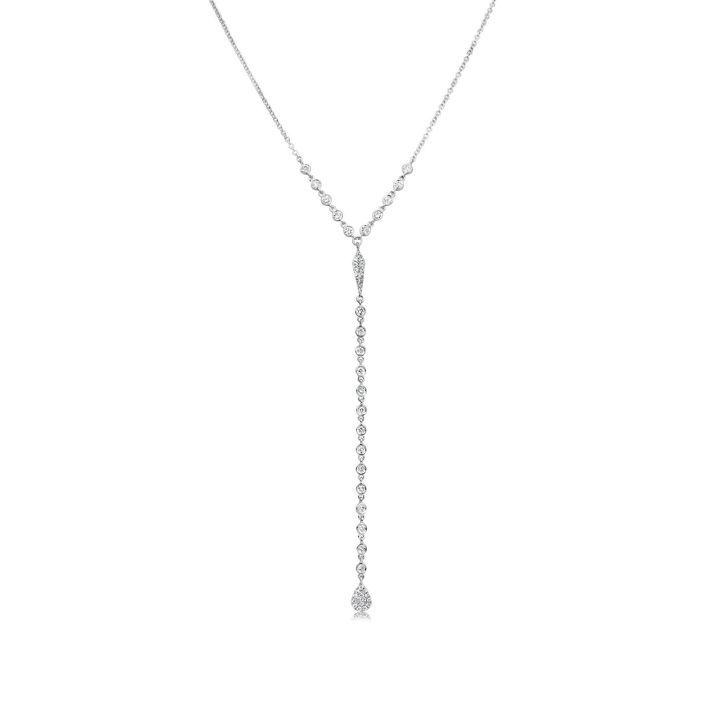 Your Dream Jewelry At Dream Prices – Shop Now Meira T White Gold Diamond Lariat Necklace Your Dream Jewelry At Dream Prices – Shop Now Meira T White Gold Diamond Lariat Necklace