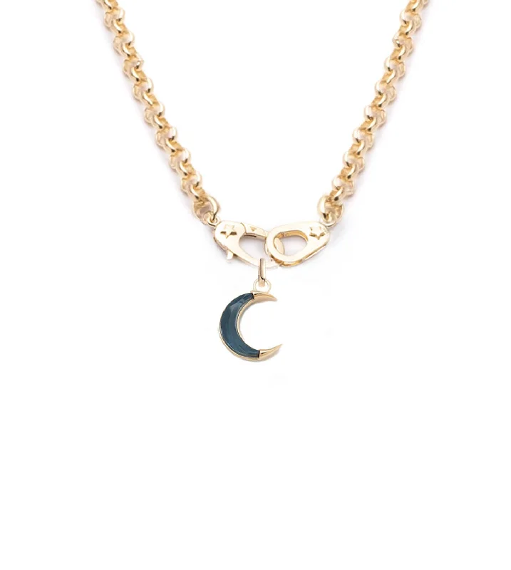 Fashion-Forward Jewelry At Exclusive Discounts Crescent - Karma : Gemstone Sister Hook Medium Chain Necklace Fashion-Forward Jewelry At Exclusive Discounts Crescent - Karma : Gemstone Sister Hook Medium Chain Necklace