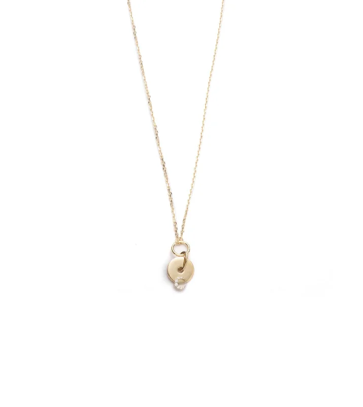 Shop High-Quality Jewelry At Jaw-Dropping Discounts Crescent - Karma : Symbol Disk Drop Necklace Shop High-Quality Jewelry At Jaw-Dropping Discounts Crescent - Karma : Symbol Disk Drop Necklace