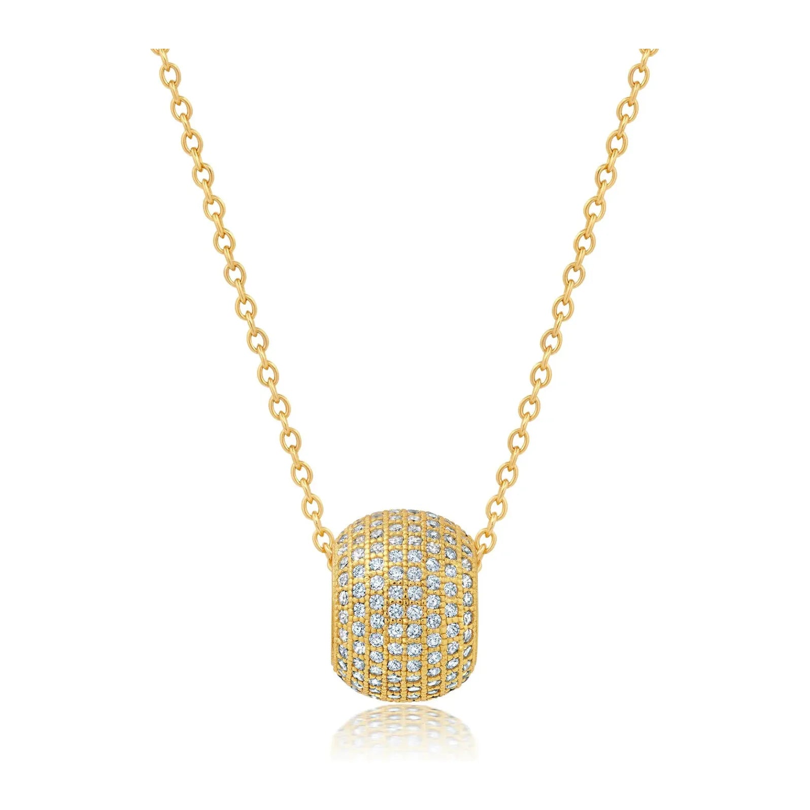Shine Without Limits – Jewelry Sale Happening Now CRISLU Chamonix Pave Rolling Pendant in Gold Shine Without Limits – Jewelry Sale Happening Now CRISLU Chamonix Pave Rolling Pendant in Gold
