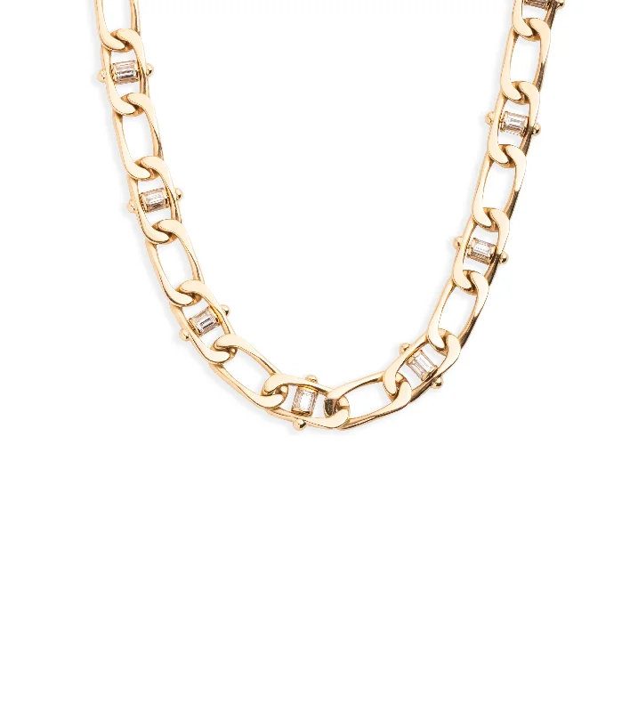 Unique Jewelry Designs Now At Discounted Rates Lovestruck : Pierced Diamond Curb Chain Necklace Unique Jewelry Designs Now At Discounted Rates Lovestruck : Pierced Diamond Curb Chain Necklace