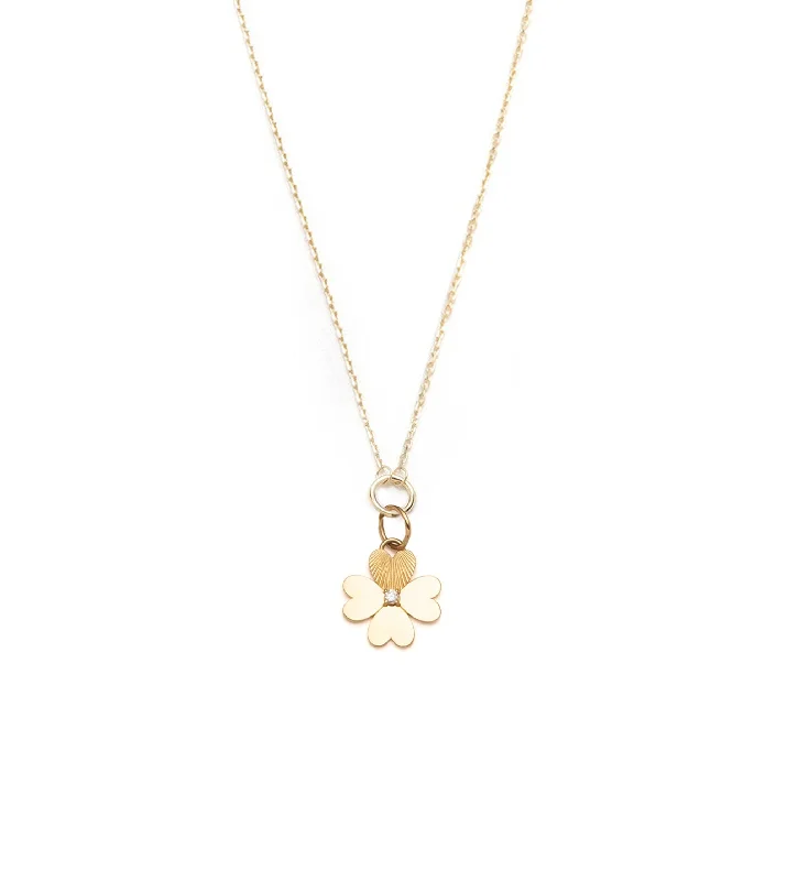 Sparkle On A Budget – Fine Jewelry For Less Four Heart Clover : Engravable Miniature Medallion Necklace Sparkle On A Budget – Fine Jewelry For Less Four Heart Clover : Engravable Miniature Medallion Necklace