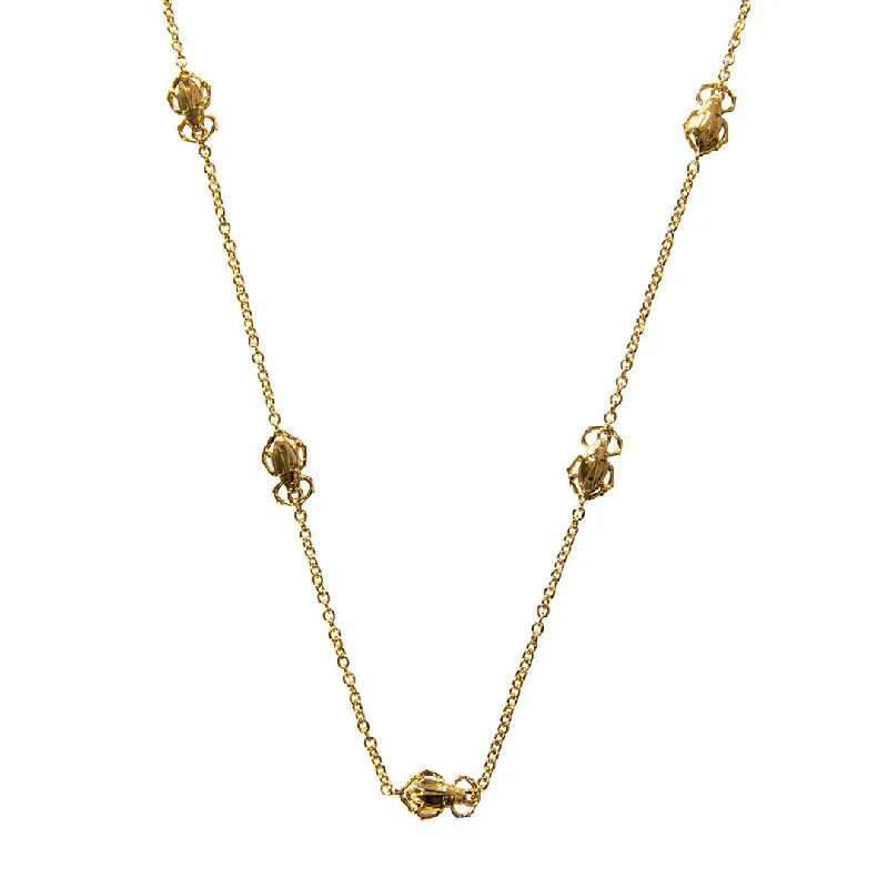 Elegant Jewelry Pieces At Unbelievable Prices Goldbug Long Bug Station Necklace