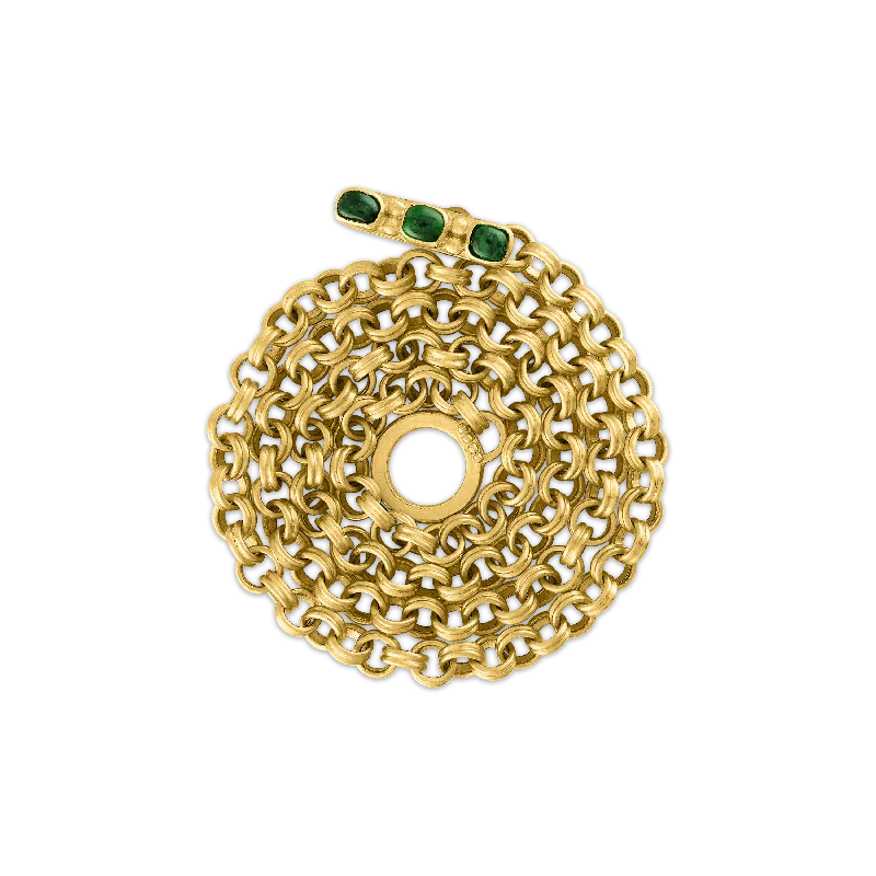 Luxury Jewelry Without The Luxury Price Tag Green Tourmaline Double Link Chain
