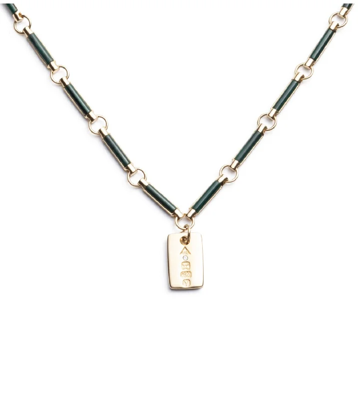 Bohemian-Inspired Jewelry For Free-Spirited Fashion Ingot : Element Chain Necklace