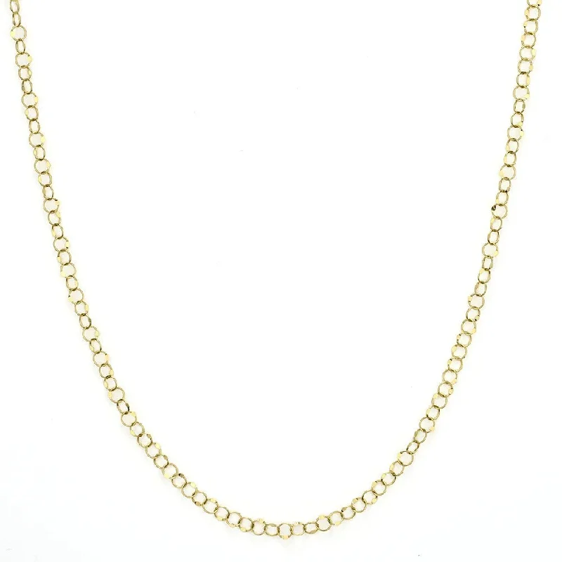 Limited-Time Offer On Elegant Jewelry Pieces Jude Frances Hammered Circle Chain Necklace Limited-Time Offer On Elegant Jewelry Pieces Jude Frances Hammered Circle Chain Necklace