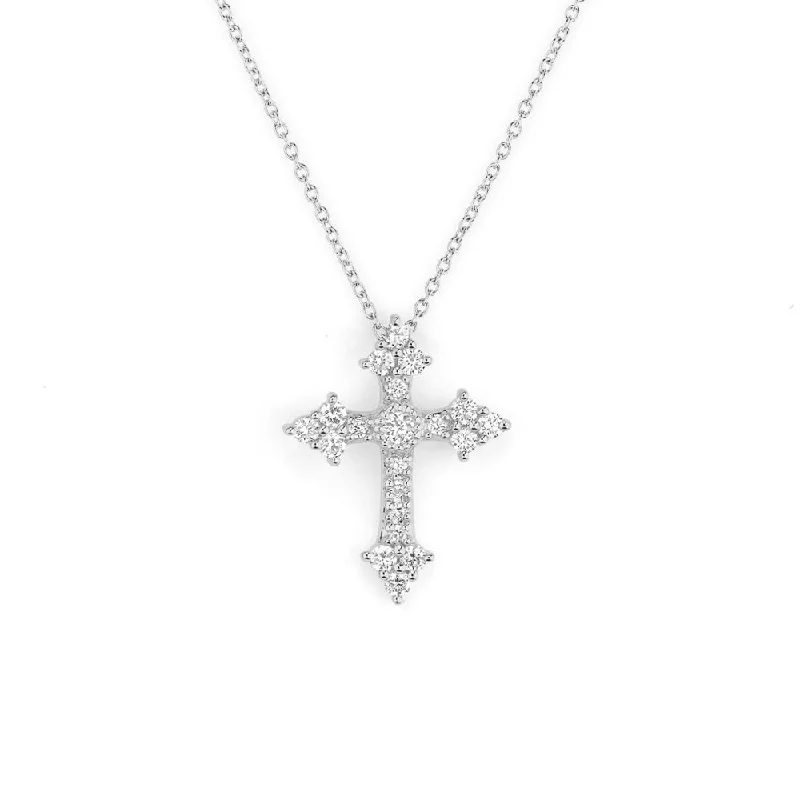 Exclusive Gemstone Jewelry At Special Prices Jude Frances Provence Champagne Small Cross Pendant Necklace Exclusive Gemstone Jewelry At Special Prices Jude Frances Provence Champagne Small Cross Pendant Necklace