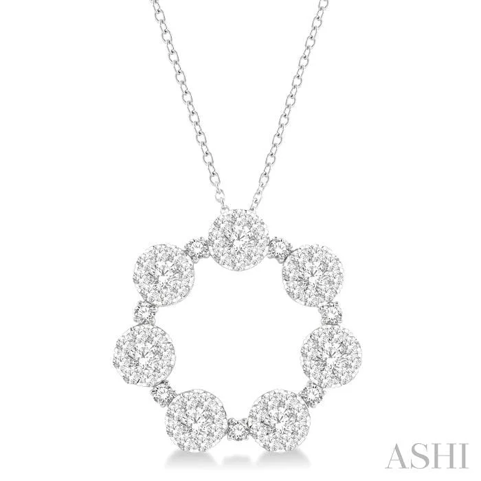 Eco-Friendly Sustainable Jewelry For Conscious Buyers LOVEBRIGHT DIAMOND CIRCLE PENDANT