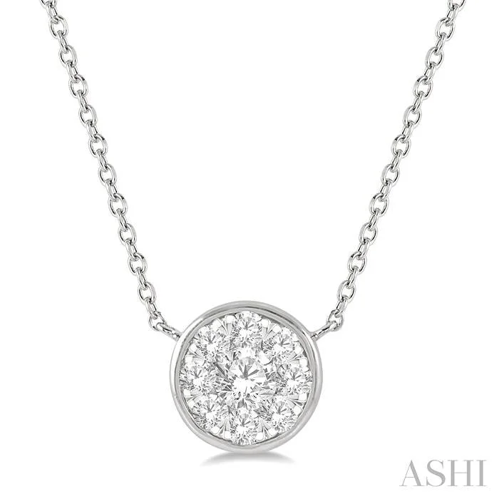 Discounted Luxury Jewelry – Shine Without The Splurge ROUND SHAPE LOVEBRIGHT ESSENTIAL DIAMOND PENDANT Discounted Luxury Jewelry – Shine Without The Splurge ROUND SHAPE LOVEBRIGHT ESSENTIAL DIAMOND PENDANT