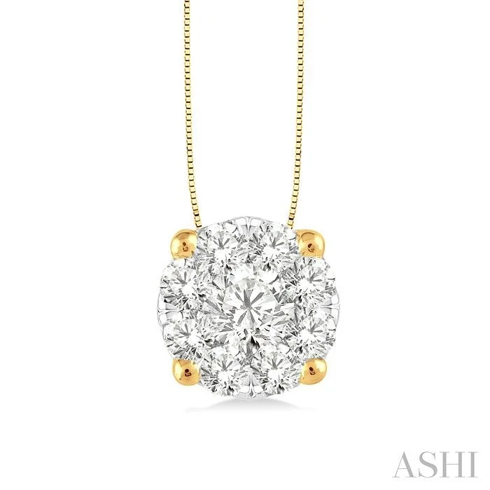 Grab Stylish Jewelry Before The Sale Ends ROUND SHAPE LOVEBRIGHT ESSENTIAL DIAMOND SOLITAIRE PENDANT Grab Stylish Jewelry Before The Sale Ends ROUND SHAPE LOVEBRIGHT ESSENTIAL DIAMOND SOLITAIRE PENDANT