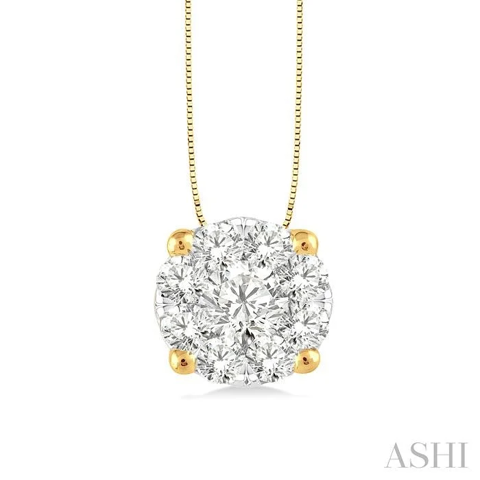 Elegant Jewelry Styles At Budget-Friendly Prices ROUND SHAPE LOVEBRIGHT ESSENTIAL DIAMOND SOLITAIRE PENDANT Elegant Jewelry Styles At Budget-Friendly Prices ROUND SHAPE LOVEBRIGHT ESSENTIAL DIAMOND SOLITAIRE PENDANT