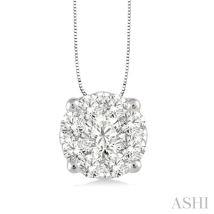Exclusive Jewelry Offers – Sparkle For Less ROUND SHAPE LOVEBRIGHT ESSENTIAL DIAMOND SOLITAIRE PENDANT Exclusive Jewelry Offers – Sparkle For Less ROUND SHAPE LOVEBRIGHT ESSENTIAL DIAMOND SOLITAIRE PENDANT