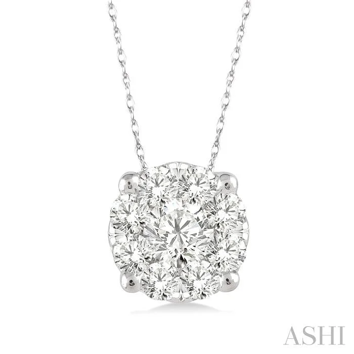 Affordable Luxury Jewelry For Every Occasion ROUND SHAPE LOVEBRIGHT ESSENTIAL DIAMOND SOLITAIRE PENDANT Affordable Luxury Jewelry For Every Occasion ROUND SHAPE LOVEBRIGHT ESSENTIAL DIAMOND SOLITAIRE PENDANT