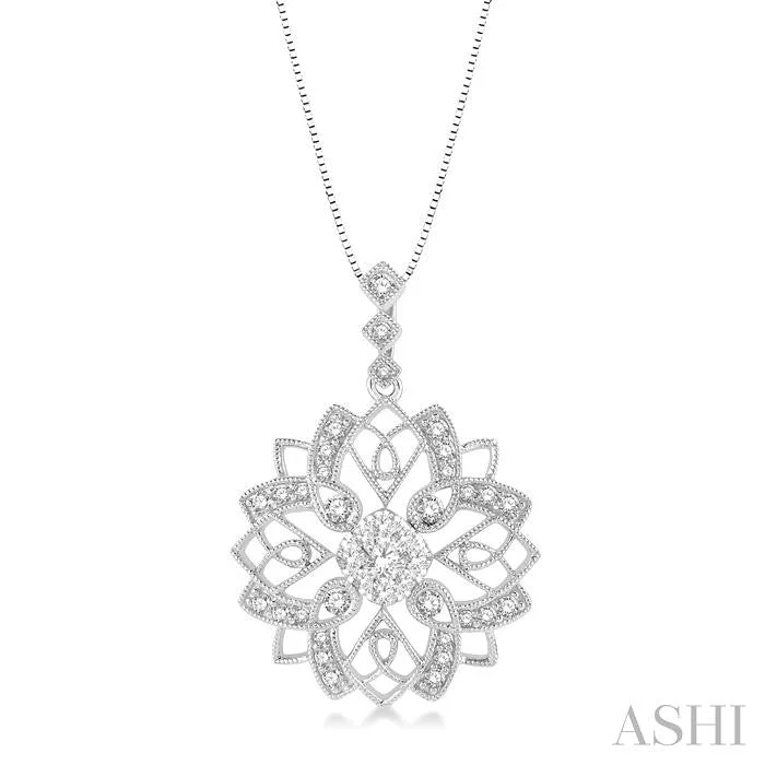 Exclusive Jewelry Offers – Sparkle For Less LOVEBRIGHT FLORAL LATTICE DIAMOND PENDANT Exclusive Jewelry Offers – Sparkle For Less LOVEBRIGHT FLORAL LATTICE DIAMOND PENDANT