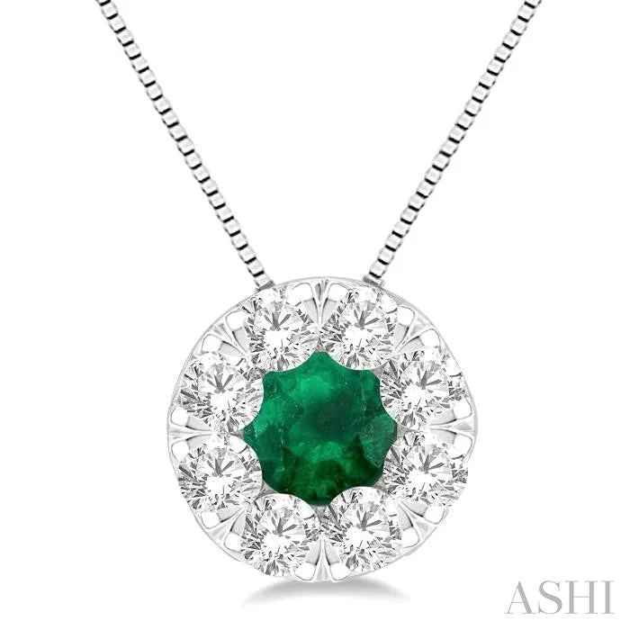 Bestselling Jewelry At Special Promotional Rates LOVEBRIGHT GEMSTONE & DIAMOND PENDANT