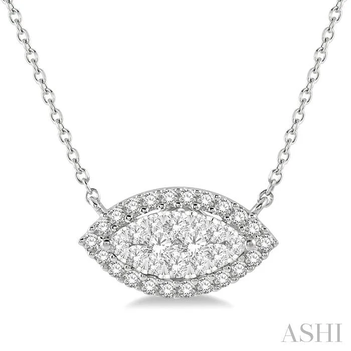 Fashion-Forward Jewelry At Incredible Prices MARQUISE SHAPE EAST-WEST HALO LOVEBRIGHT ESSENTIAL DIAMOND PENDANT Fashion-Forward Jewelry At Incredible Prices MARQUISE SHAPE EAST-WEST HALO LOVEBRIGHT ESSENTIAL DIAMOND PENDANT