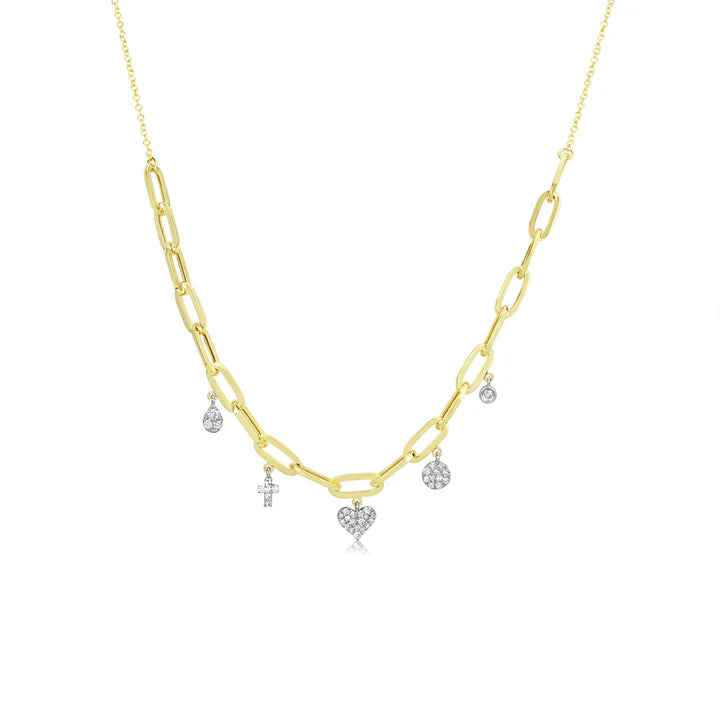 Buy More, Save More – Special Jewelry Discounts Meira T Heart and Cross Paperclip Charm Necklace Buy More, Save More – Special Jewelry Discounts Meira T Heart and Cross Paperclip Charm Necklace