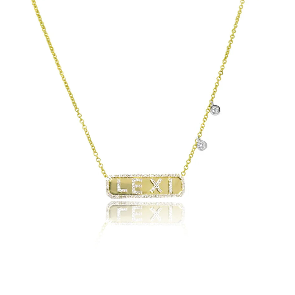 Special Jewelry Deals – Upgrade Your Collection Meira T Diamond Nameplate Necklace