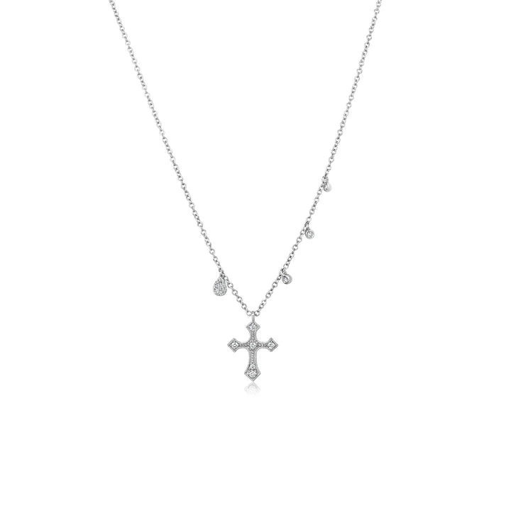 Elegant Jewelry Pieces At Unbelievable Prices Meira T Yellow 14K White Gold Diamond Gothic Cross Elegant Jewelry Pieces At Unbelievable Prices Meira T Yellow 14K White Gold Diamond Gothic Cross