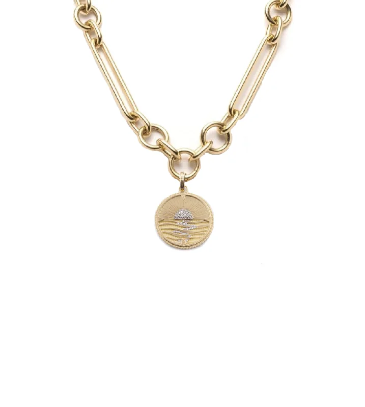 Fashion-Forward Geometric Jewelry For Contemporary Style New Beginnings - Internal Compass : Oversized Mixed Clip Necklace Fashion-Forward Geometric Jewelry For Contemporary Style New Beginnings - Internal Compass : Oversized Mixed Clip Necklace