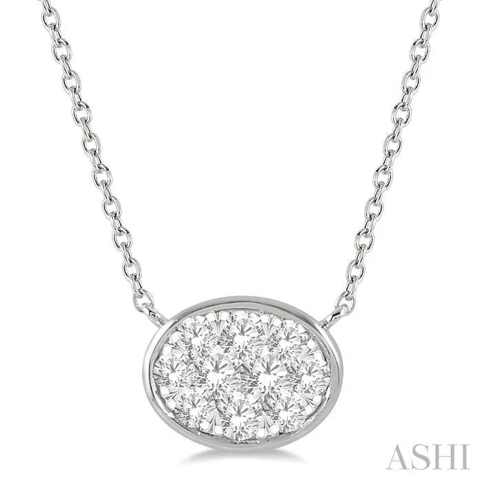 Buy More, Save More – Special Jewelry Discounts OVAL SHAPE EAST-WEST LOVEBRIGHT ESSENTIAL DIAMOND PENDANT Buy More, Save More – Special Jewelry Discounts OVAL SHAPE EAST-WEST LOVEBRIGHT ESSENTIAL DIAMOND PENDANT