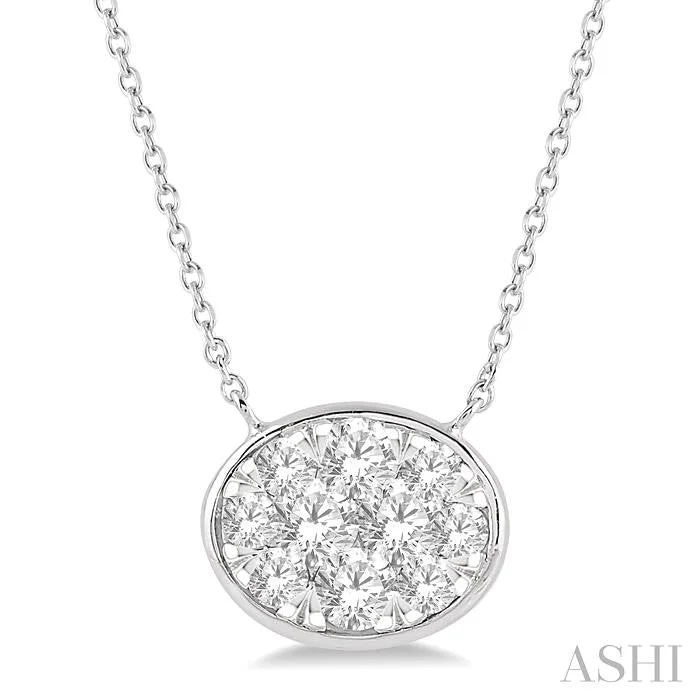 Special Sale On Handcrafted Jewelry – Shop Today OVAL SHAPE EAST-WEST LOVEBRIGHT ESSENTIAL DIAMOND PENDANT Special Sale On Handcrafted Jewelry – Shop Today OVAL SHAPE EAST-WEST LOVEBRIGHT ESSENTIAL DIAMOND PENDANT