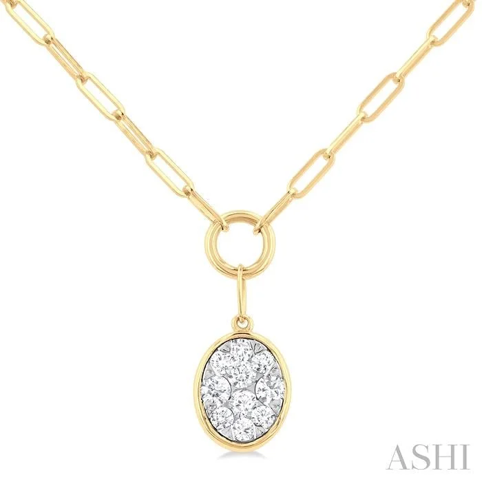 Trending Jewelry Now At Unbeatable Prices OVAL SHAPE PAPER CLIP LOVEBRIGHT DIAMOND PENDANT Trending Jewelry Now At Unbeatable Prices OVAL SHAPE PAPER CLIP LOVEBRIGHT DIAMOND PENDANT