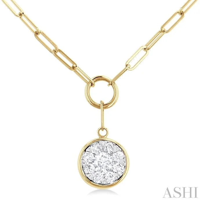 Elegant Necklaces And Bracelets At Limited-Time Offers ROUND SHAPE PAPER CLIP LOVEBRIGHT DIAMOND PENDANT Elegant Necklaces And Bracelets At Limited-Time Offers ROUND SHAPE PAPER CLIP LOVEBRIGHT DIAMOND PENDANT