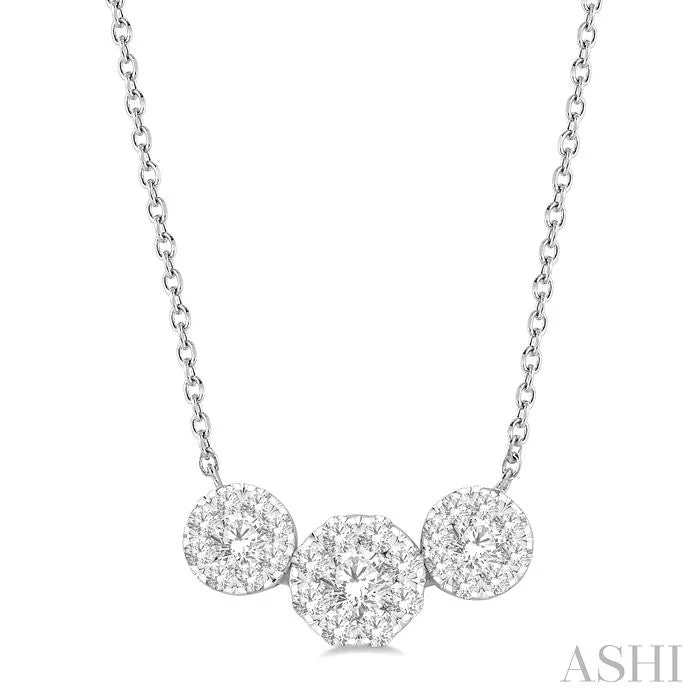 Affordable Glamour – Premium Jewelry For Less ROUND SHAPE PAST PRESENT & FUTURE LOVEBRIGHT ESSENTIAL DIAMOND NECKLACE Affordable Glamour – Premium Jewelry For Less ROUND SHAPE PAST PRESENT & FUTURE LOVEBRIGHT ESSENTIAL DIAMOND NECKLACE